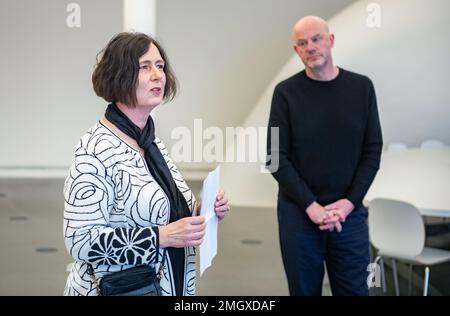 ZWOLLE Museum director Beatrice von Bormann during the press