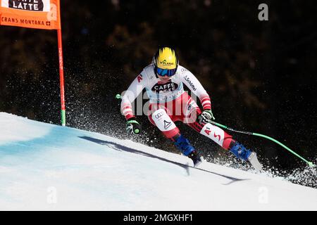 Austria's Tamara Tippler speeds down the course during an alpine ski ...