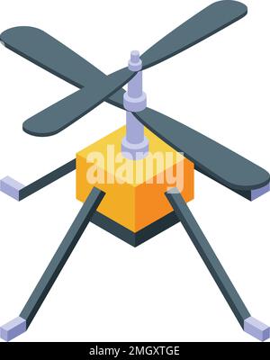 Space device icon isometric vector. Mars base. Future rover Stock Vector