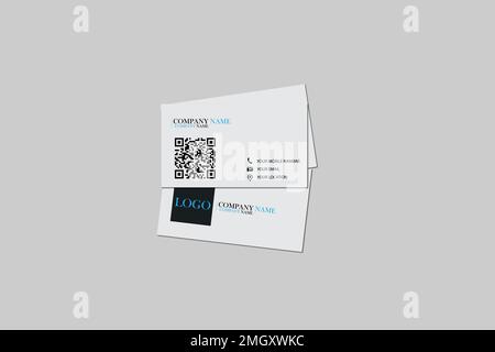 business card template design Stock Vector