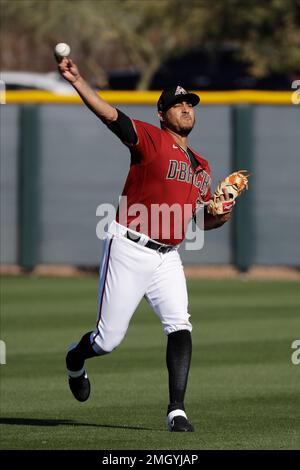 This is a 2020 photo of Hector Rondon of the Arizona Diamondbacks baseball  team. This image reflects the 2020 active roster as of Friday, Feb. 21,  2020, when this image was taken. (