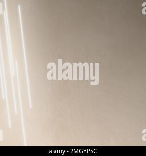White glowing lines on beige background vector Stock Vector
