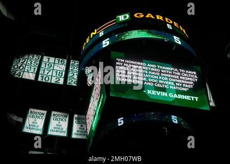 VIDEO: Celtics Announce Kevin Garnett's Number Will Be Retired in 2020-21