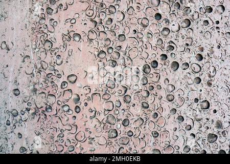 Pink-red granite, stone beautiful background Stock Photo