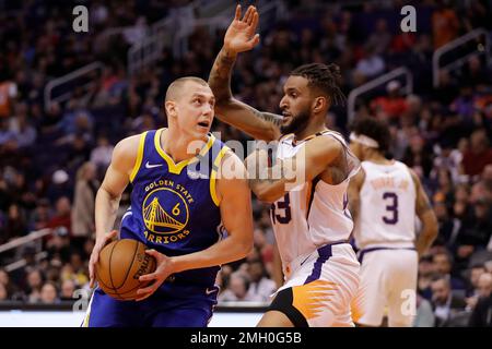 Golden State Warriors forward Alen Smailagic (6) during an NBA basketball  game against the Los Angeles Lakers in San Francisco, Monday, March 15,  2021. (AP Photo/Jeff Chiu Stock Photo - Alamy