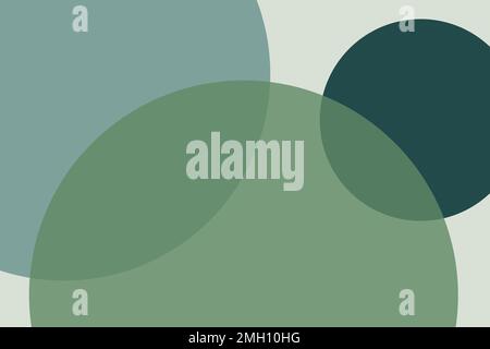 Overlapping circles background vector Stock Vector