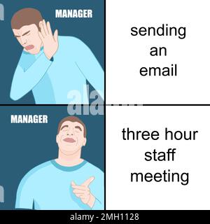 funny staff meeting