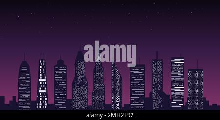 lights of the night city Stock Vector Image & Art - Alamy
