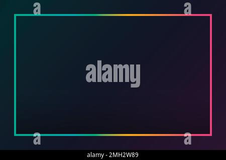 Gradient border black background vector Stock Vector