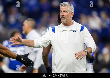 Indianapolis Colts general manager Chris Ballard speaks during a news  conference at the team's NFL football training facility, Thursday, Jan. 2,  2020, in Indianapolis. (AP Photo/Darron Cummings Stock Photo - Alamy