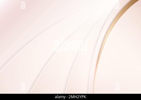 Soft abstract curved background vector Stock Vector