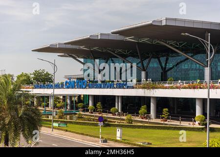 Can Tho, Vietnam - January 2023: Exterior view of the Can Tho International Airport in Can Tho, Vietnam Stock Photo