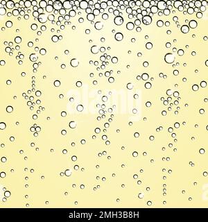 background of sparkling champagne bubbles Stock Vector