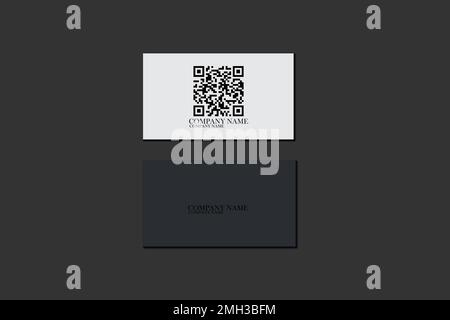 business card template design Stock Vector