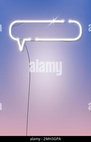 White speech balloon background vector Stock Vector