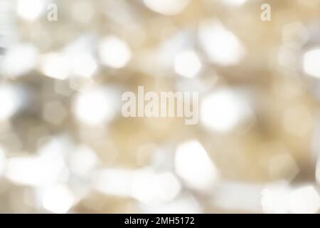 blurred image pearl white bokeh background Stock Photo