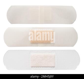 Medical patch isolated on white background Stock Photo - Alamy