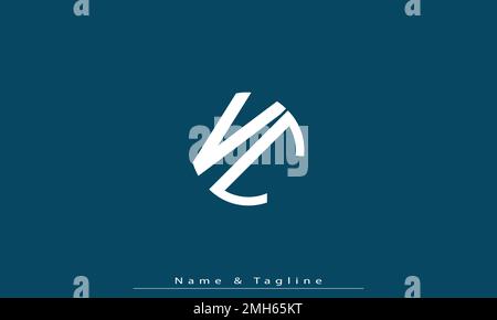 Alphabet letters Initials Monogram logo VC ,CV Stock Vector