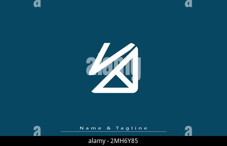 Alphabet letters Initials Monogram logo VB , BV Stock Vector