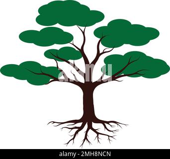 tree logo stock vektor template Stock Vector Image & Art - Alamy