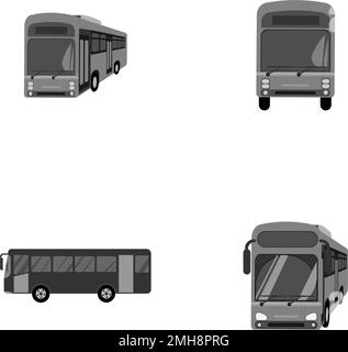 bus logo stock illustration design Stock Vector