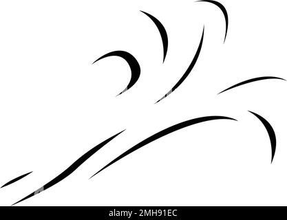 wind logo stock illustration design Stock Vector