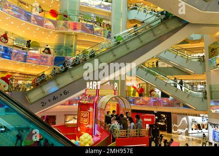 BEIJING CHINA JANUARY 26 2023 Customers flock to APM store