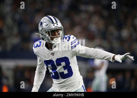 Dallas Cowboys defensive back Deante Burton (33) defends during an NFL  preseason football game against the Houston Texans, Saturday, Aug 21, 2021,  in Arlington, Texas. Houston won 20-14. (AP Photo/Brandon Wade Stock Photo  - Alamy