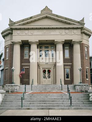 John Jermain Memorial Library architecture, Sag Harbor, New York Stock Photo