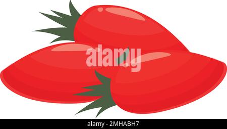 Rosehip icon cartoon vector. Forest food. Organic red Stock Vector