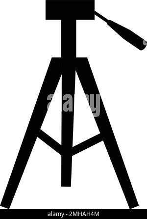 tripod logo stock illustration design Stock Vector