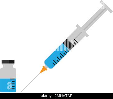 vaccine logo stock vektor template Stock Vector