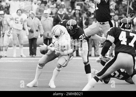 FILE - Pittsburgh Steelers Donnie Shell (31) eyes a loose ball