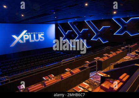 IMAGE DISTRIBUTED FOR SHOWCASE CINEMAS - A general view of the XPlus theatre  at the Showcase Cinema de Lux Legacy Place before the Star Wars Marathon  event on Wednesday, Dec. 18, 2019