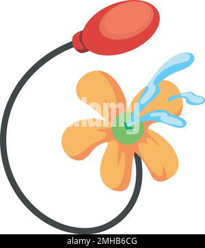 clown flower design Stock Vector