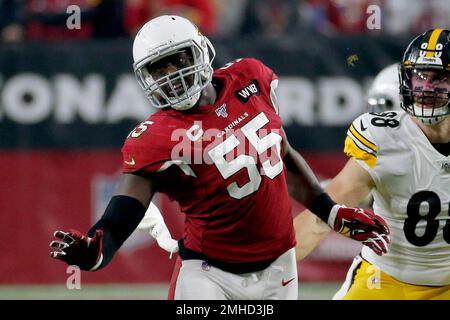 Arizona Cardinals linebacker Chandler Jones (55) during the first half of  an NFL football game …