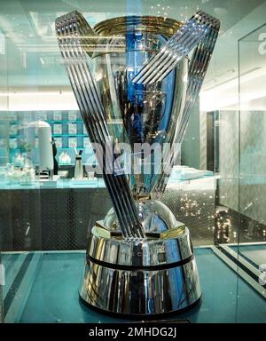 The Commissioner's Trophy. Designed and handcrafted by Tiffany & Co. for Major  League Baseball®. - Tiffany