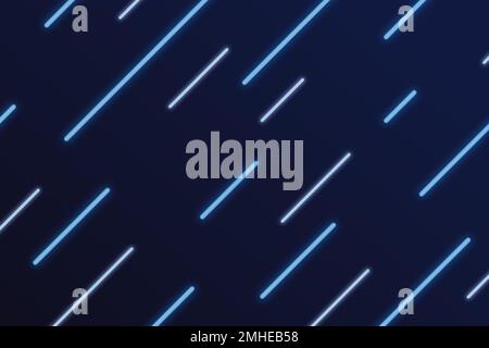 Blue neon lines patterned background vector Stock Vector