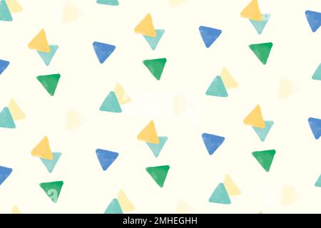 Colorful geometric seamless pattern background design vector Stock Vector
