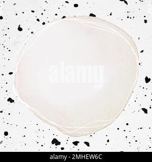 Abstract frame vector ink brush patterned background Stock Vector