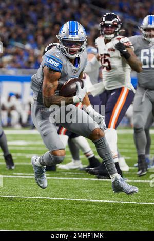 Miami Gardens, Florida, USA. 21st Oct, 2018. Detroit Lions tight end  Michael Roberts (80) is greeted by Detroit Lions wide receiver Marvin Jones  (11) after scoring a touchdown in the third quarter