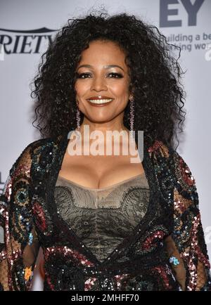 Kim Fields arrives at the 47th International Emmy Awards gala at the