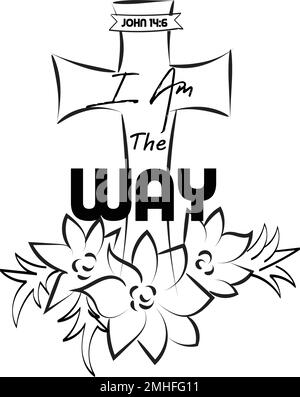 John 146 I Am the Way and The Truth and the Life Bible Verse  Etsy France