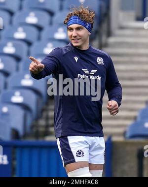 File photo dated 04-11-2022 of Scotland's Jamie Ritchie. Captain Jamie Ritchie has declared Scotland “in a good place” for the upcoming Six Nations after a promising end to a largely underwhelming 2022. Issue date: Friday January 27, 2023. Stock Photo