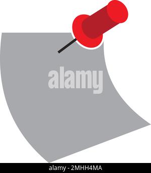 reminder sticker, note icon sign. Modern flat style for your design ...