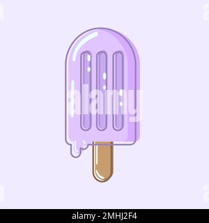 Summer ice cream set Stock Vector