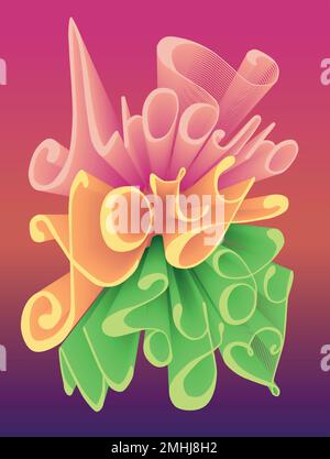 3D I Love Mom Text Effect EPS - Mother's Day Vector Typography Style ...