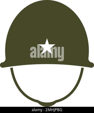 Army helmet icon.vector illustration symbol design. Stock Vector