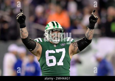 New York Jets guard Laken Tomlinson (78) defends against the Chicago Bears  during an NFL football game Sunday, Nov. 27, 2022, in East Rutherford, N.J.  (AP Photo/Adam Hunger Stock Photo - Alamy