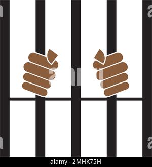 prison icon. vector illustration simple design Stock Vector